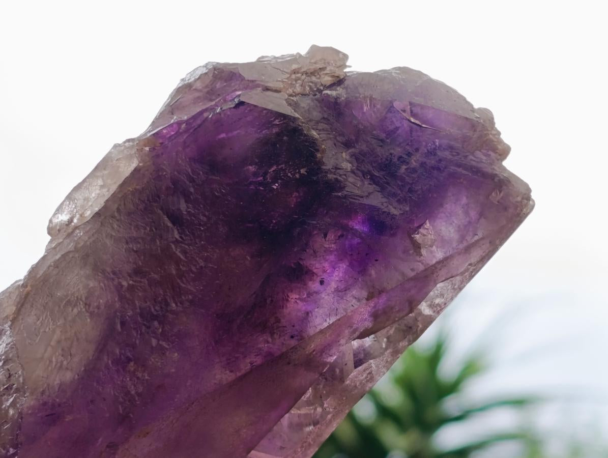 Natural Window Amethyst Crystals x 4 From Akansobe, Madagascar