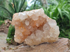 Natural Limonite Quartz Clusters x 4 From Solwezi, Zambia