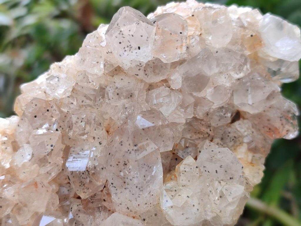 Natural Limonite Quartz Clusters x 4 From Solwezi, Zambia