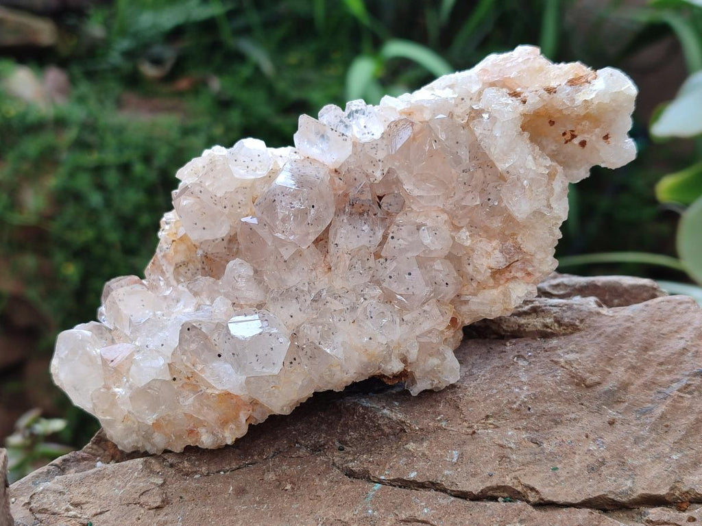 Natural Limonite Quartz Clusters x 4 From Solwezi, Zambia