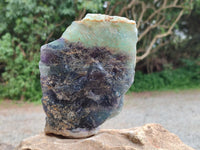 Natural Watermelon Fluorite Cobbed Specimens x 2 From Uis, Namibia