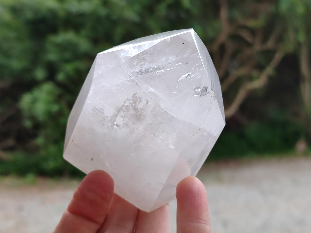 Polished Clear Quartz Crystals x 6 From Madagascar