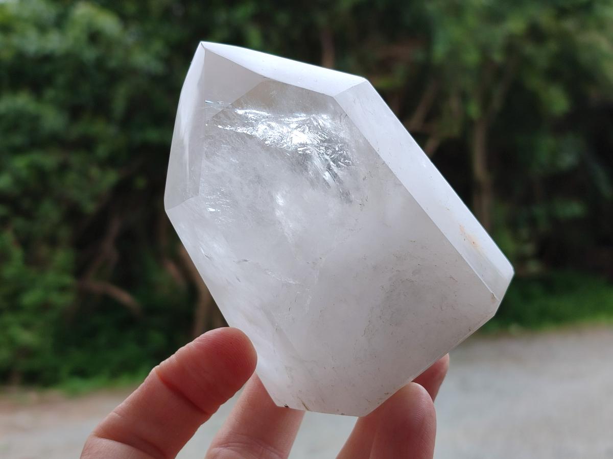 Polished Clear Quartz Crystals x 6 From Madagascar