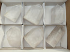 Polished Clear Quartz Crystals x 6 From Madagascar
