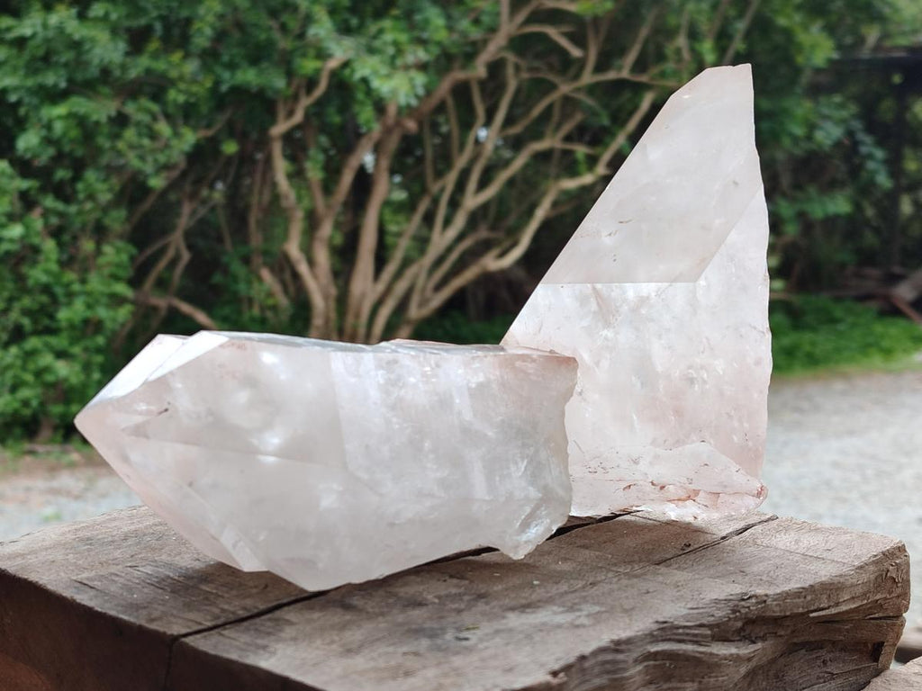 Natural Mpika Quartz Crystals x 3 From Mpika, Zambia