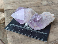 Natural Jacaranda Amethyst Single Crystals x 35 From Mumbwa, Zambia