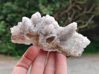 Natural Drusy Snow Finger Quartz Coated Clusters x 6 From Albert's Mountain, Lesotho