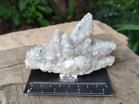 Natural Drusy Snow Finger Quartz Coated Clusters x 6 From Albert's Mountain, Lesotho
