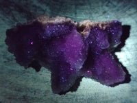 Natural Drusy Snow Finger Quartz Coated Clusters x 6 From Albert's Mountain, Lesotho