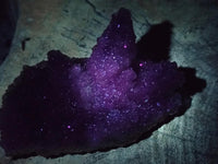 Natural Drusy Snow Finger Quartz Coated Clusters x 6 From Albert's Mountain, Lesotho