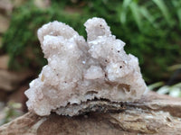 Natural Drusy Snow Finger Quartz Coated Clusters x 6 From Albert's Mountain, Lesotho