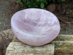 Polished Gemmy Rose Quartz Bowl x 1 From Madagascar