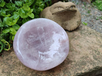 Polished Gemmy Rose Quartz Bowl x 1 From Madagascar