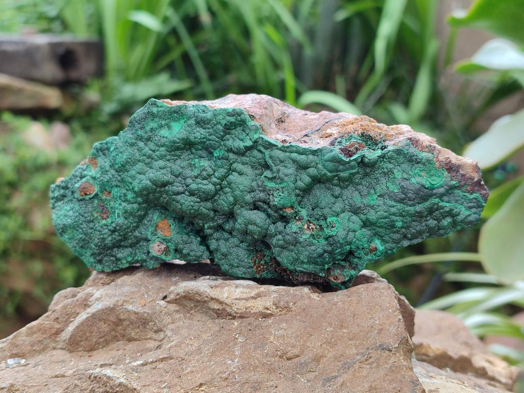 Natural Crystalline Malachite Specimens x 3 From Tenke Fungurume, Congo