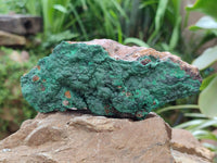 Natural Crystalline Malachite Specimens x 3 From Tenke Fungurume, Congo