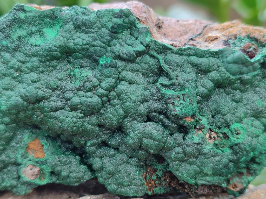 Natural Crystalline Malachite Specimens x 3 From Tenke Fungurume, Congo