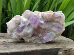 Natural Jacaranda Amethyst Crystal Clusters x 2 From Mumbwa, Zambia