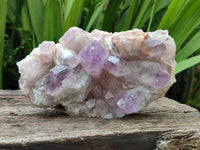Natural Jacaranda Amethyst Crystal Clusters x 2 From Mumbwa, Zambia