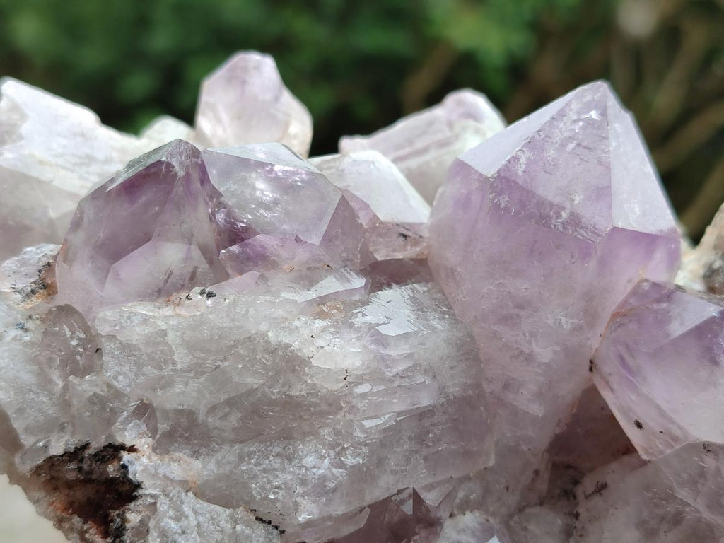 Natural Jacaranda Amethyst Crystal Clusters x 2 From Mumbwa, Zambia
