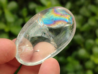 Polished Clear Quartz Crystal Galets x 35 From Madagascar