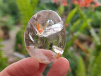 Polished Clear Quartz Crystal Galets x 35 From Madagascar