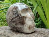 Hand Made Gemmy Smokey Quartz Skull Carving x 1 From Madagascar
