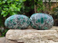 Polished Emerald Mica 'Mutokolite' Free Forms x 6 From Mutoko, Zimbabwe