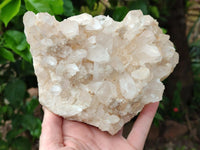 Natural Mixed Clear and Milky Quartz Clusters x 3 From Madagascar