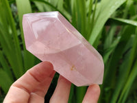 Polished Double Terminated Rose Quartz Crystals x 6 From Madagascar