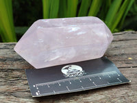 Polished Double Terminated Rose Quartz Crystals x 6 From Madagascar