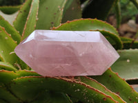 Polished Double Terminated Rose Quartz Crystals x 6 From Madagascar