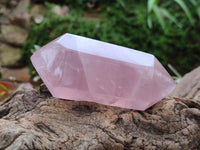 Polished Double Terminated Rose Quartz Crystals x 6 From Madagascar