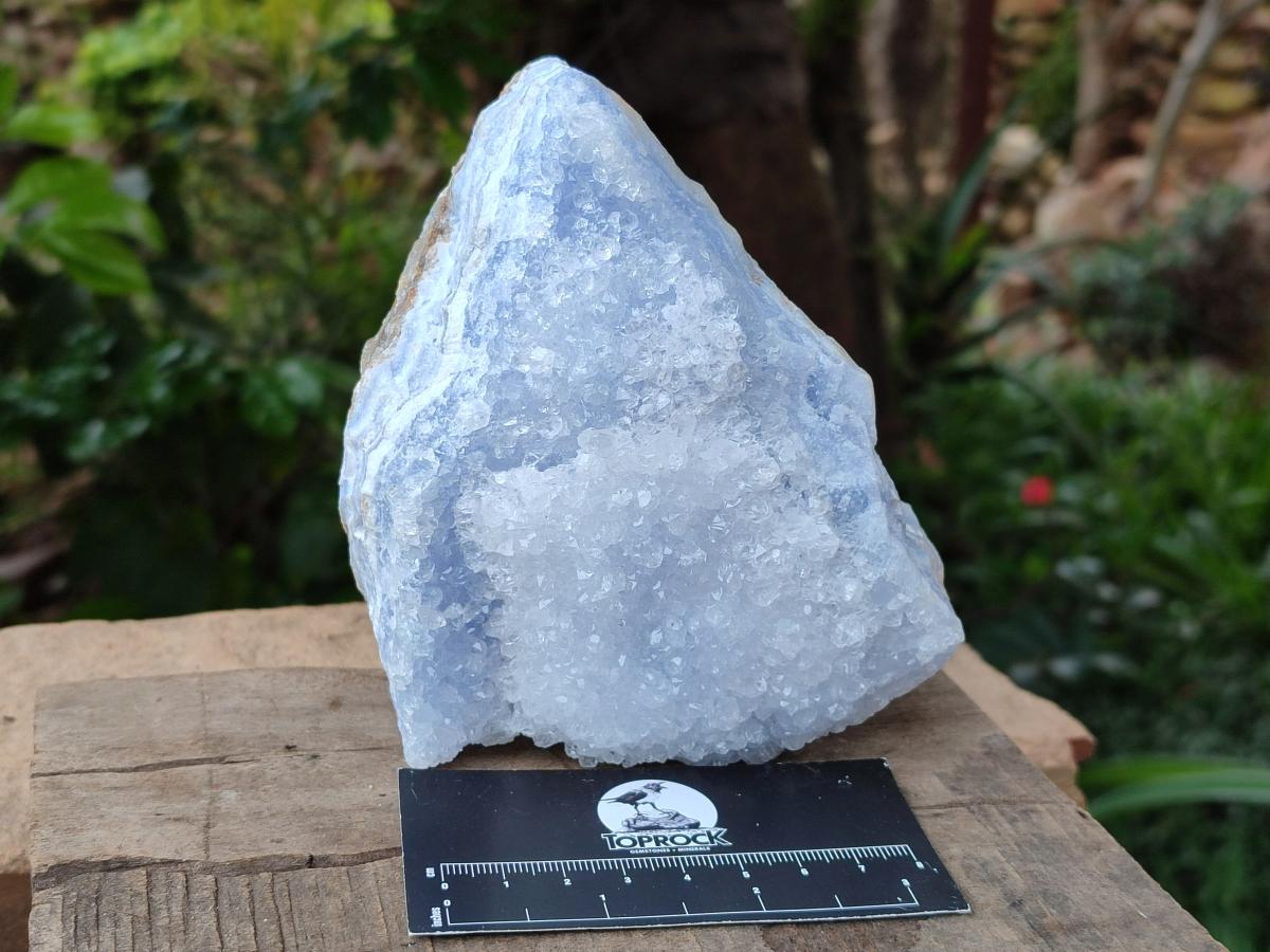 Natural Crystalline Blue Lace Agate Specimens x 2 From Namibia