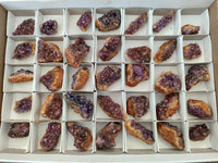 Natural Amethystos Amethyst Clusters x 35 From Kwaggafontein, South Africa