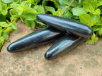 Polished Black Basalt Massage Wands x 12 From Madagascar