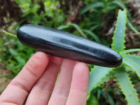 Polished Black Basalt Massage Wands x 12 From Madagascar