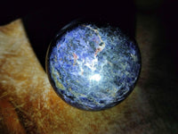 Polished Blue Iolite Water Sapphire Spheres x 3 From Madagascar