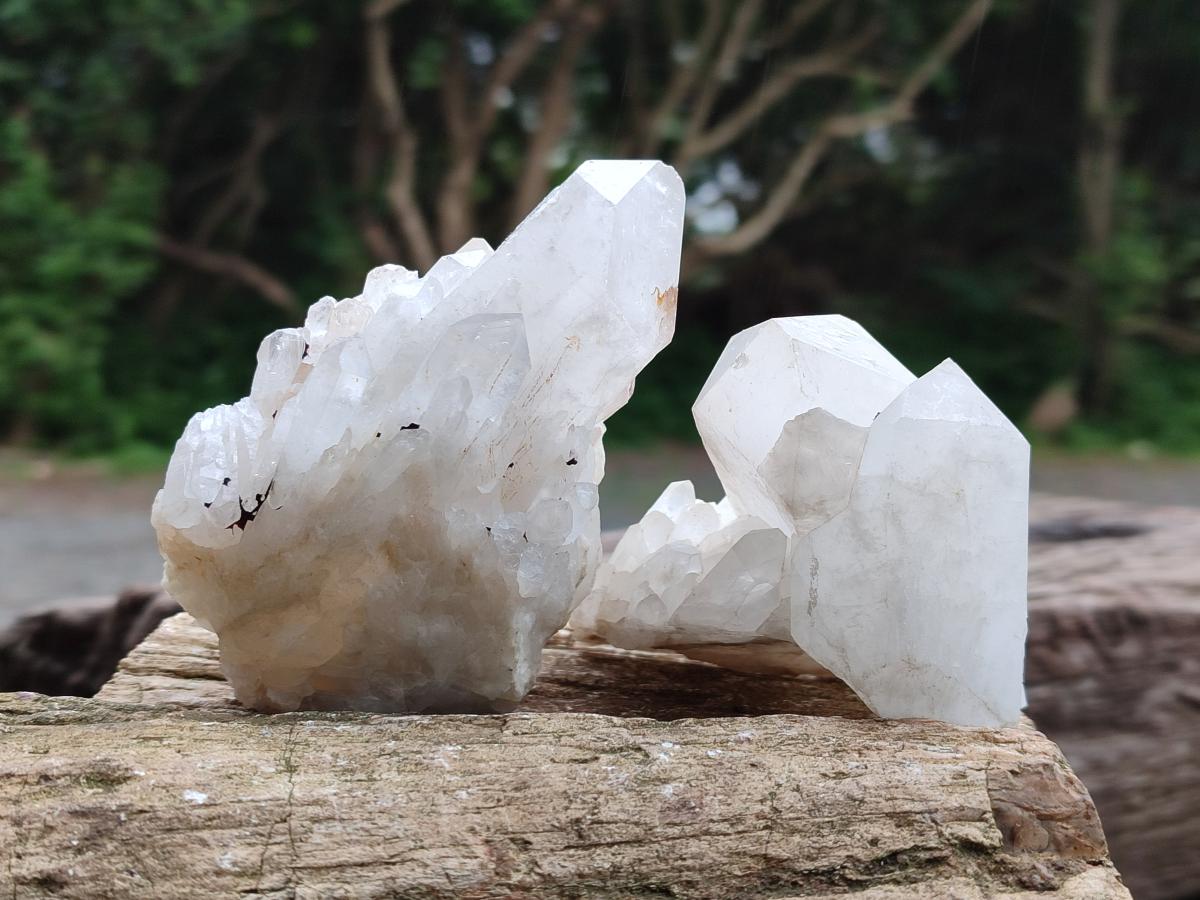 Natural Cascading Candle Quartz Clusters x 6 From Antsirabe, Madagascar