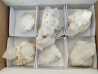 Natural Cascading Candle Quartz Clusters x 6 From Antsirabe, Madagascar