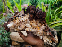 Natural Hematite Iron Coated Cluster x 1 From Madagascar