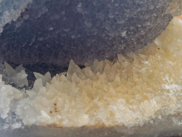 Natural Blue Lace Agate Geode Specimens x 12 From Nsanje, Malawi