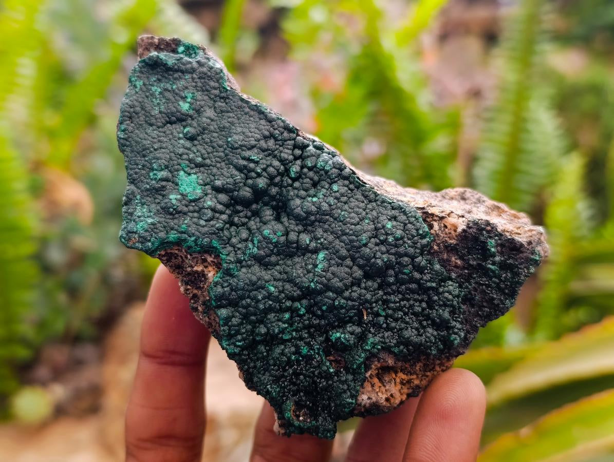 Natural Crystalline Malachite Specimens x 6 From Tenke Fungurume, Congo