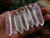 Polished Double Terminated Clear Quartz Crystals x 35 From Madagascar