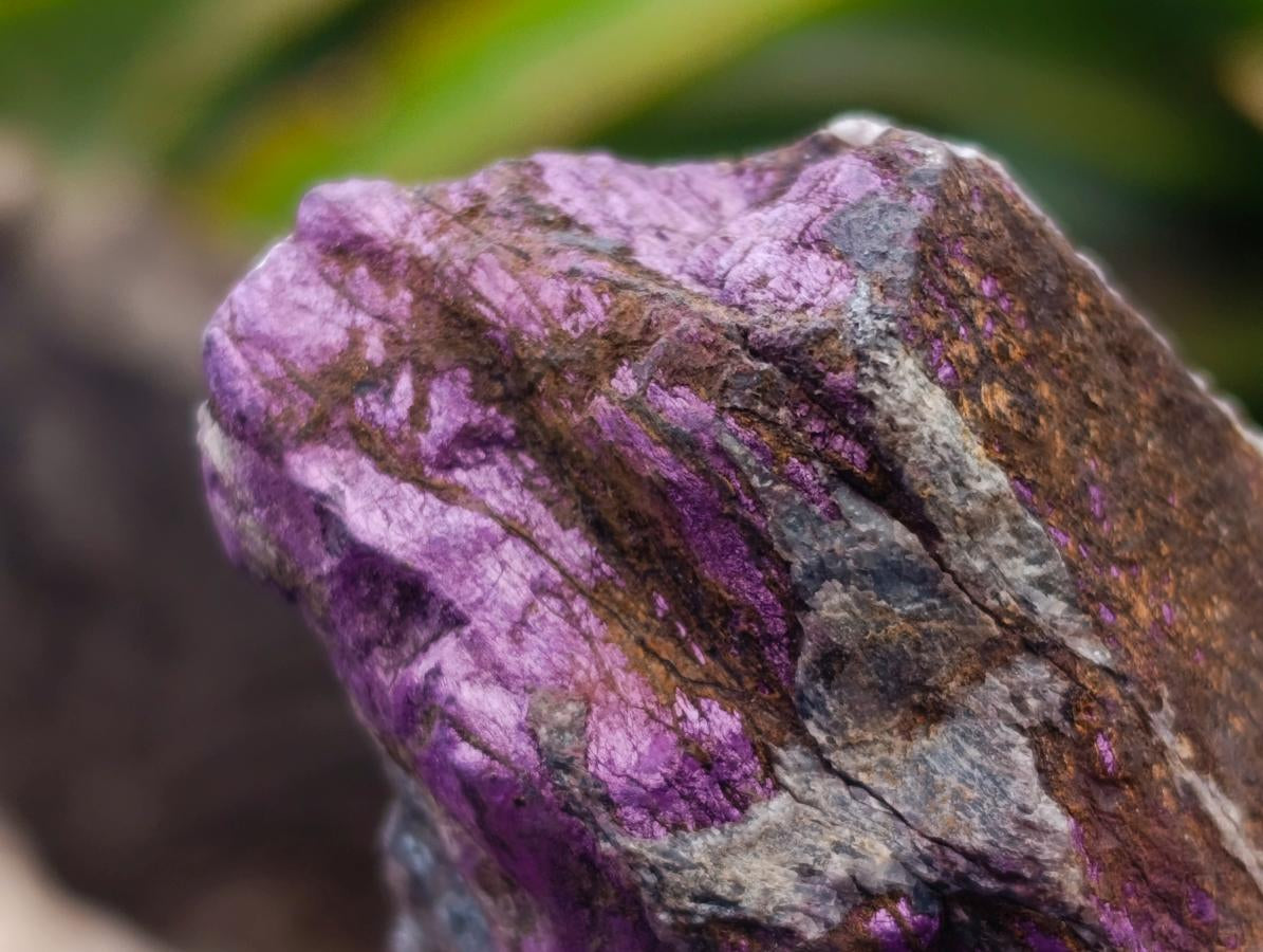 Natural Metallic Purpurite Cobbed Specimens x 12 From Erongo, Namibia
