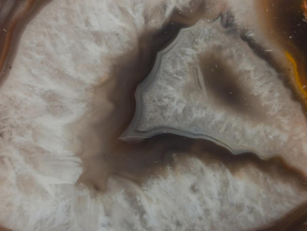 Polished On One Side Red Shashe River Agate Nodules x 5 From Shashe River, Zimbabwe