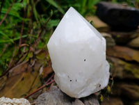 Natural Cascading Candle Quartz Crystals and Cluster x 3 From Antsirabe, Madagascar