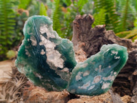 Polished On One Side Mtorolite Plates x 12 From Mutorashanga, Zimbabwe