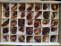 Natural Amethystos Amethyst Clusters x 35 From Kwaggafontein, South Africa