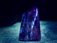 Polished Sodalite Standing Free Forms x 4 From Kunene River, Namibia