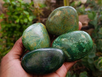 Polished Verdite Free Forms x 12 From Zimbabwe